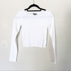 2/$10 New Wild Fable White Crop Top XS